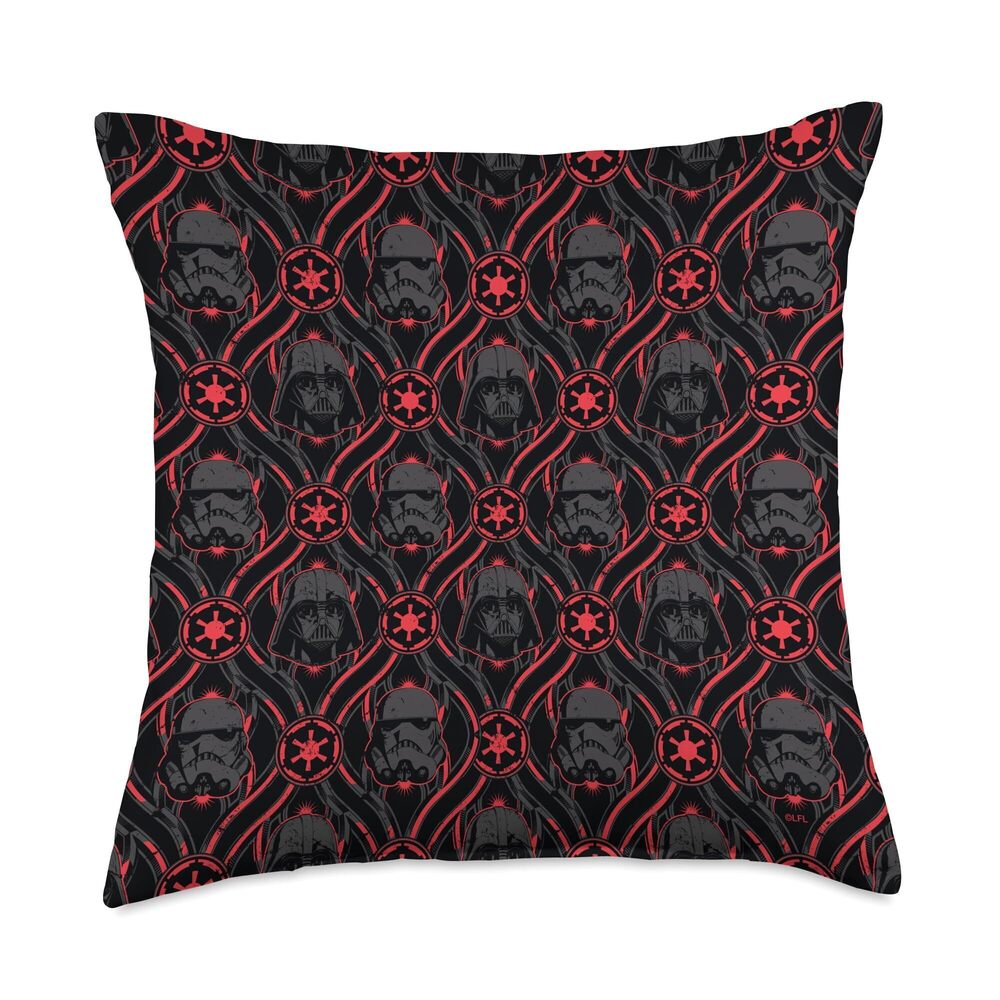 2563 Darth Vader Stormtrooper Empire Symbol Dark Side Throw Pillow